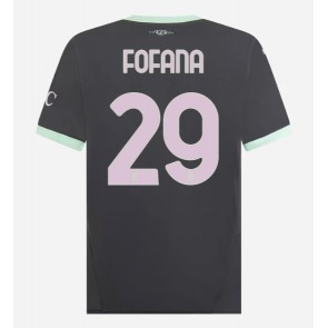 AC Milan Youssouf Fofana #29 Alternativní Dres 2024-25 Krátký Rukáv